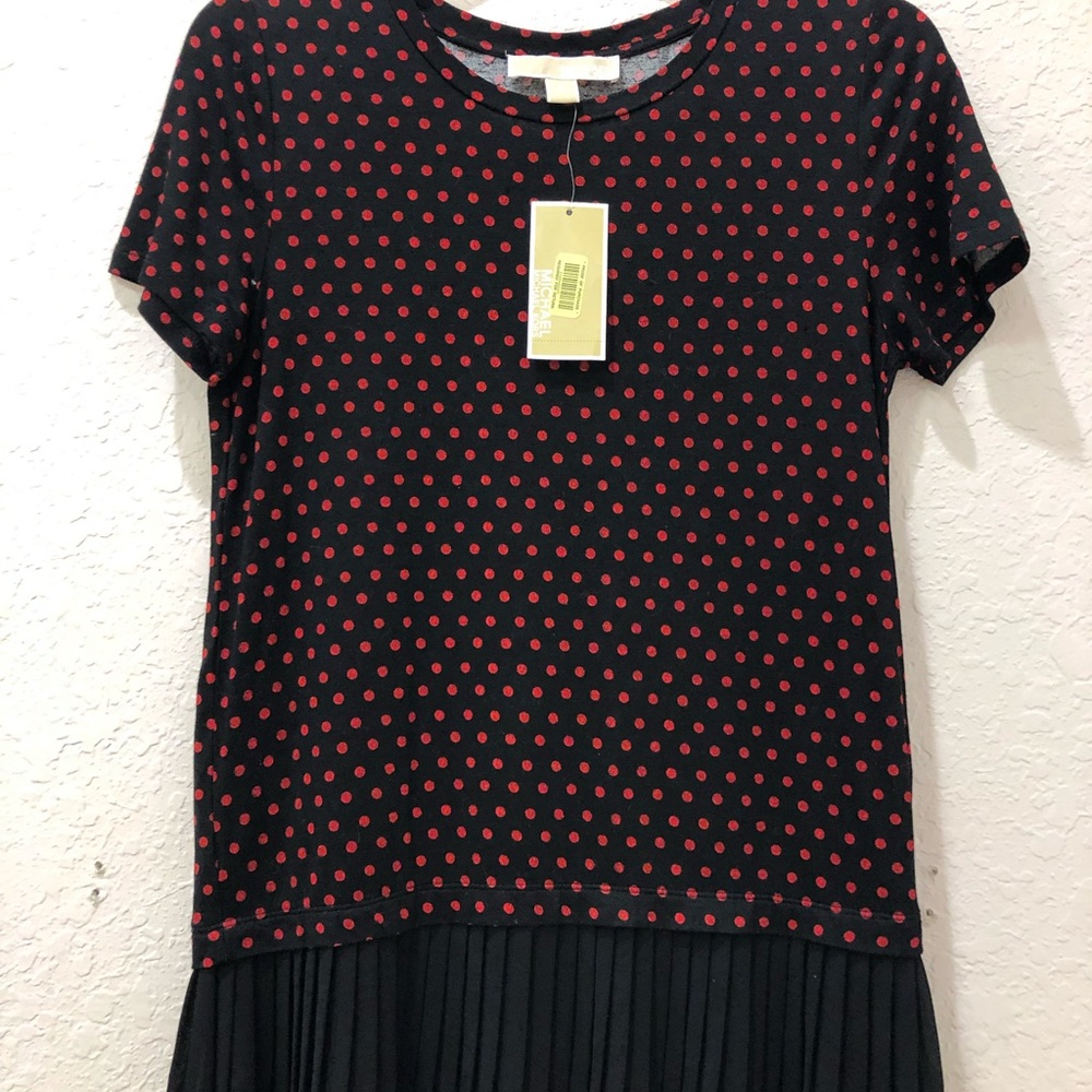 Michael Kors Black polka dot blouse